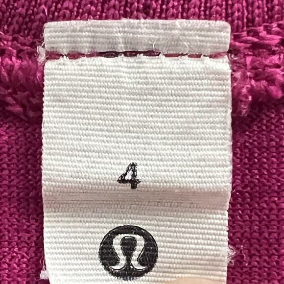 Lululemon Fletching Lines Ripened Raspberry Swiftly Breathe Long Sleeve Shirt 4 - Picture 3 of 8